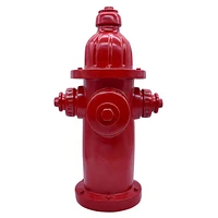 Fire Hydrant Outdoor Garden Statue, 20.6"