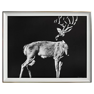 Deer Print Wall Art, 30x24
