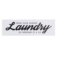 Laundry Canvas Wall Art