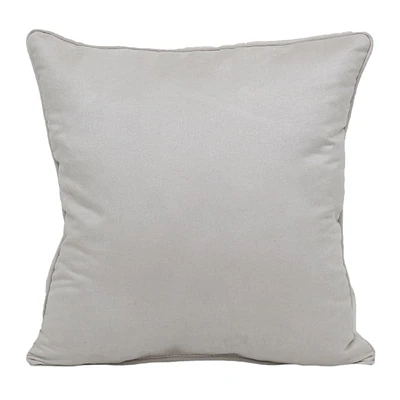 Papyrus Faux Suede Throw Pillow, 18"