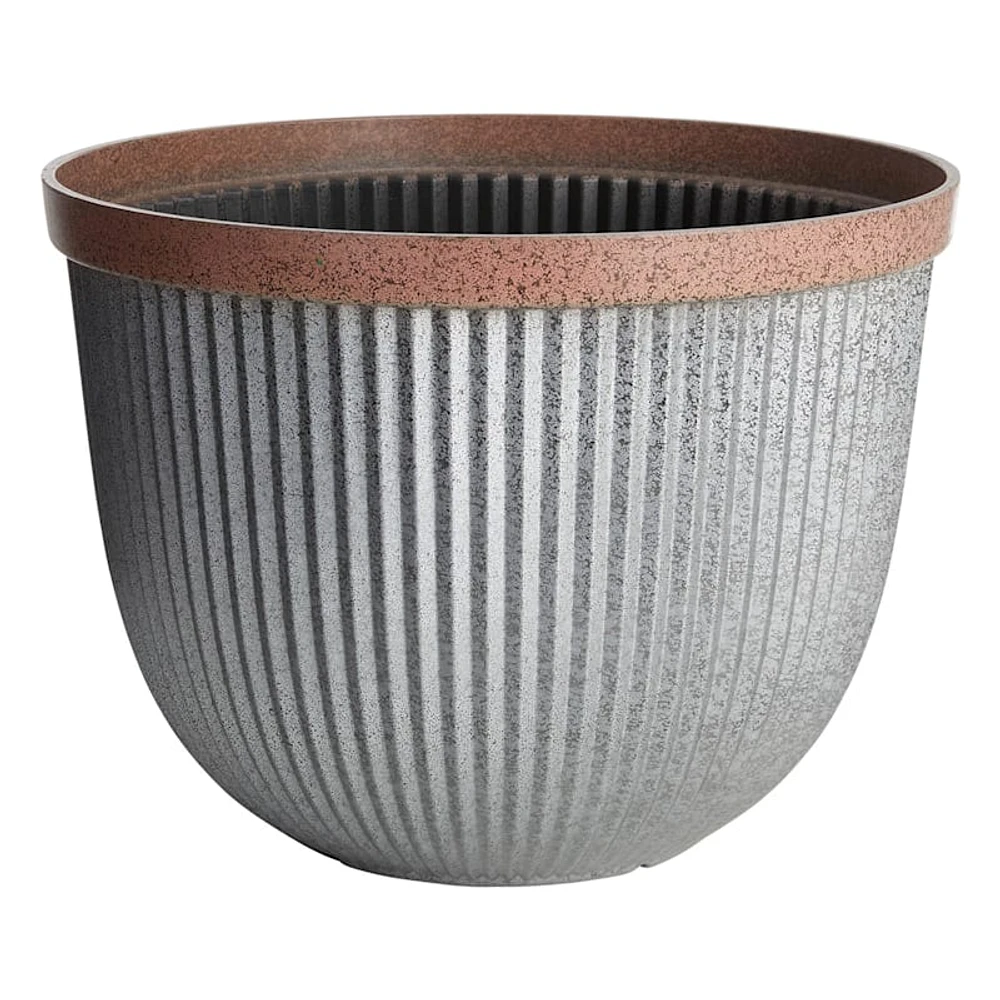 Southlake Galvanized Outdoor Planter