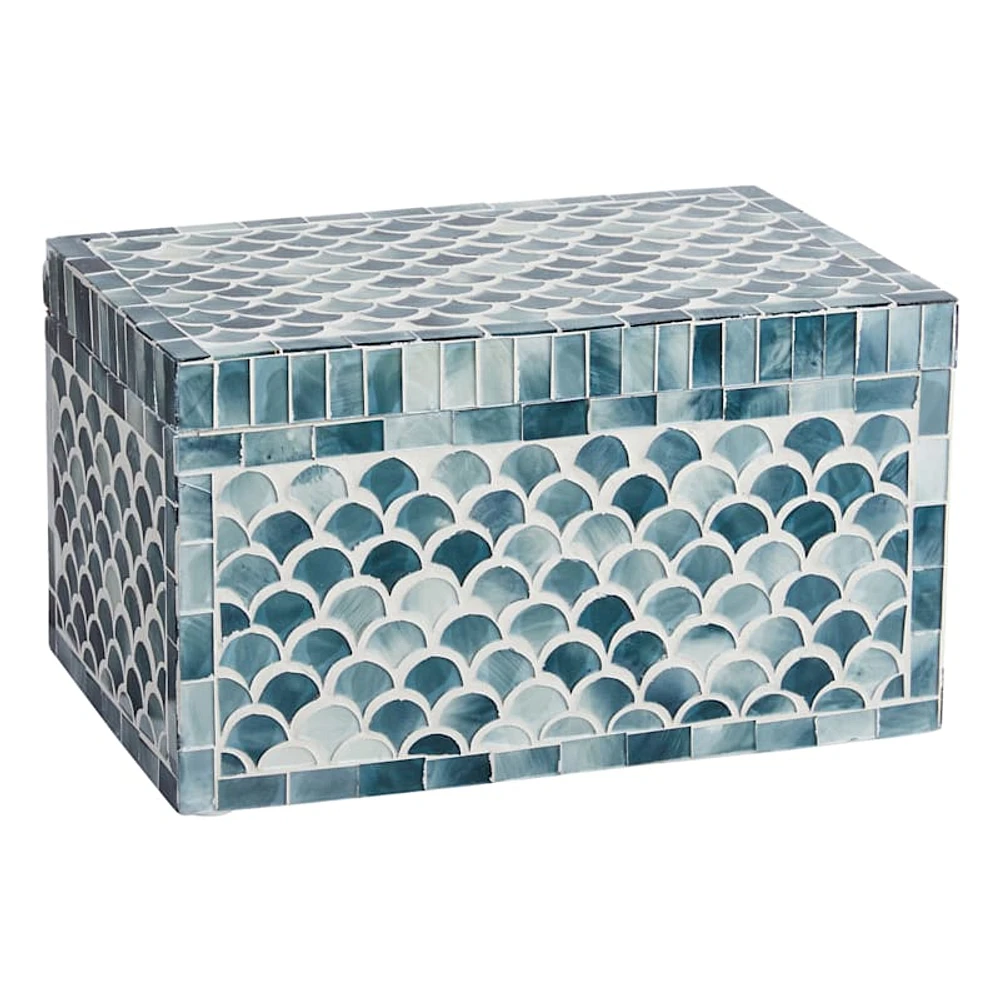 Grey Mosaic Decorative Box