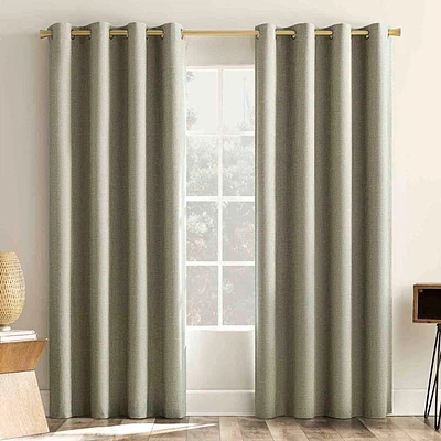 Pacey Moss Green Blackout Curtain Panel, 84"