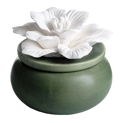 Porcelain Aroma Diffuser with 15ml Eucalyptus Bloom