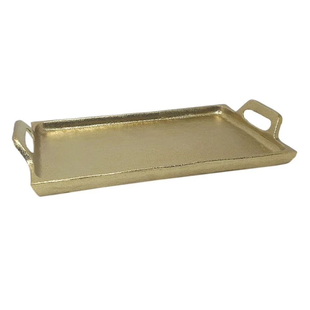 Antique Gold Rectangular Tray