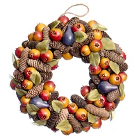 Pomegranate & Fig Wreath, 15"