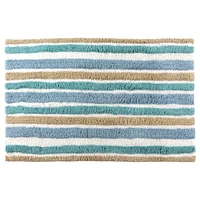 Striped Tufted Cotton Bath Rug