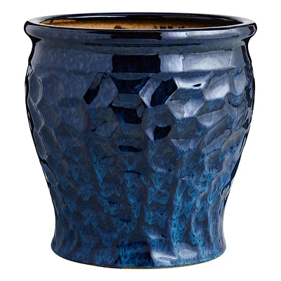 Blue Fish Ceramic Outdoor Planter