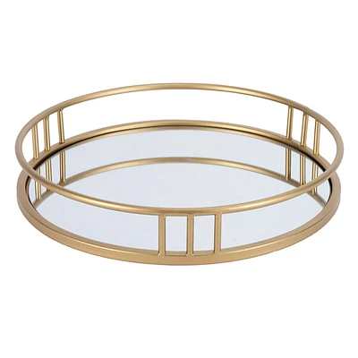 Gold Metal Decorative Tray