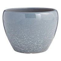 Indoor Blue Bubble Glaze Ceramic Planter