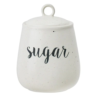 Farmhouse Speckled Stoneware Sugar Jar