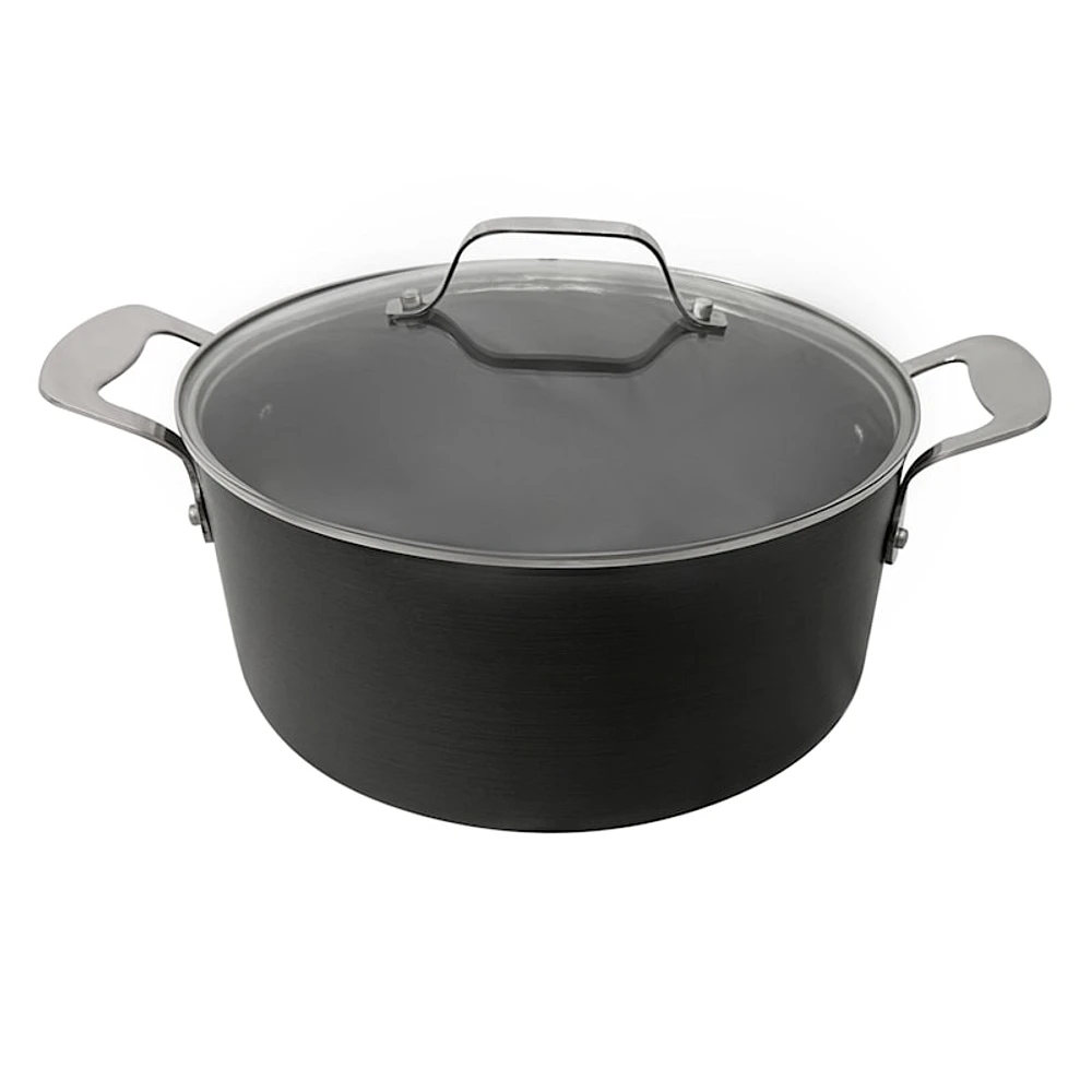 Hard-Adonized Dutch Oven with Lid, 6qt