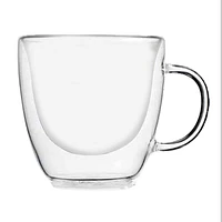 Set of 2 Barista Double Wall Espresso Mugs, 4oz