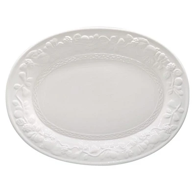 White Oval Serving Platter