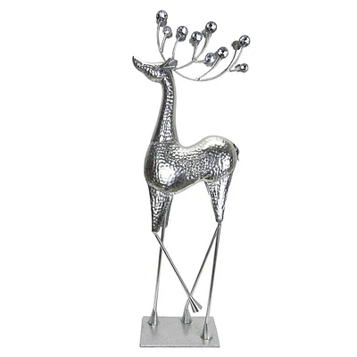 38 in Metal Silver Deer