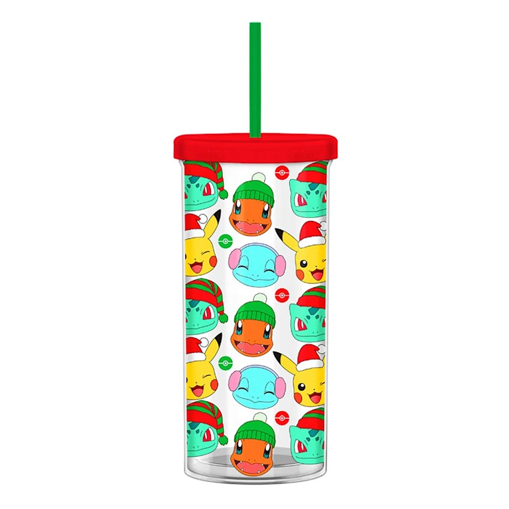 Pokemon Christmas Travel Tumbler, 20oz