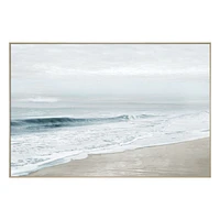 Glass Framed Coastal Print Wall Art, 36x24