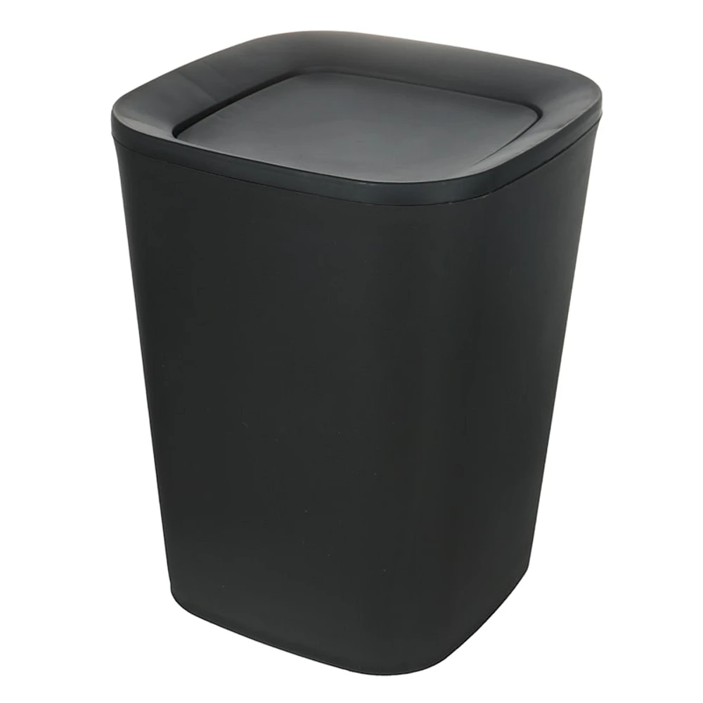 Black Swing Trash Can, 5l