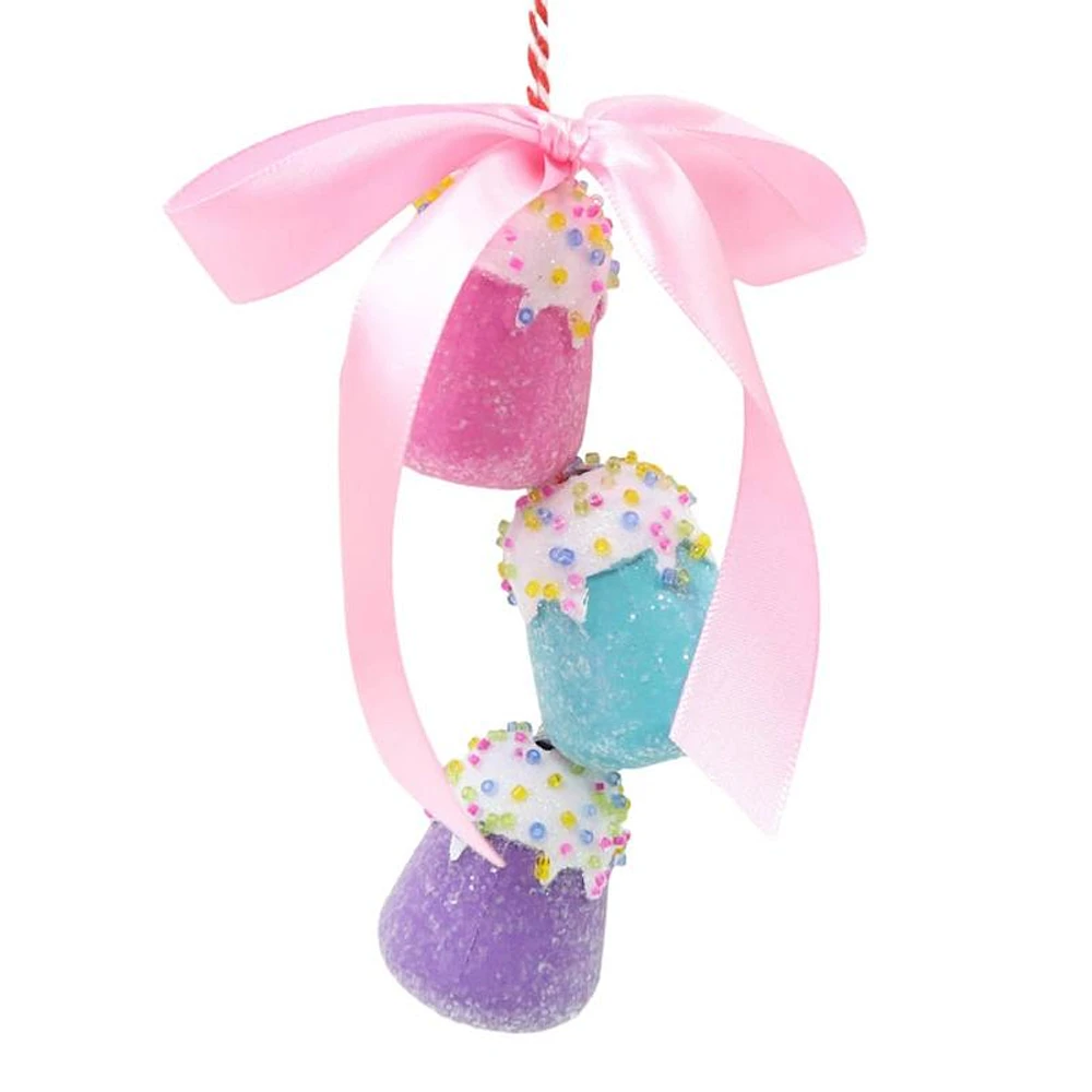 Mrs. Claus' Bakery Mini Gum Drop Cluster Ornament, 6.3"