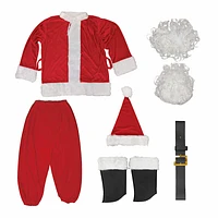 7-Piece Velvet Santa Suit