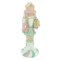 Mrs. Claus' Bakery Pastel Gingerbread Nutcracker, 11"