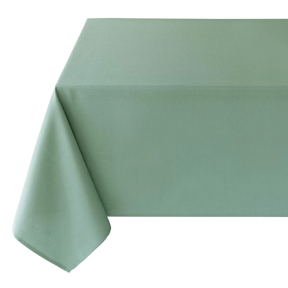 Basics Solid Eucalyptus Green Tablecloth