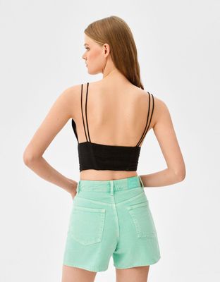 Chemisier corset sans manches