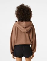Sweat capuche zippé