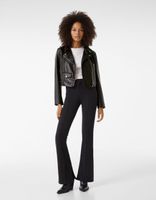 Blouson biker similicuir