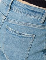 Jean flare taille basse décontracté