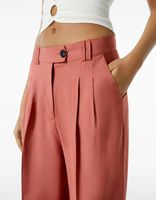 Pantalon wide leg fluide passants