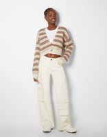 Gilet jacquard boutons