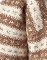 Gilet jacquard boutons