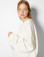 Sweat oversize col rond