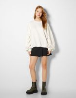 Sweat oversize col rond
