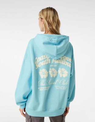 Sweat capuche imprim