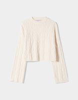 Pull tressé