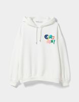 Sweat capuche imprimé