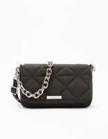 Sac matelassé effet nylon chaîne chunky