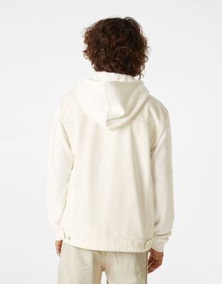 Veste en jean capuche amovible
