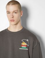 Sweat imprimé fluo