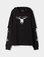 Sweat capuche doubles manches Death Note