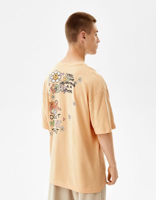 T-shirt manches courtes oversize imprimé