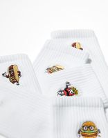 Lot 3 paires de chaussettes funny food