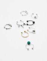 Lot 8 paires de boucles d’oreilles septum
