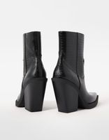 Bottines talon cowboy