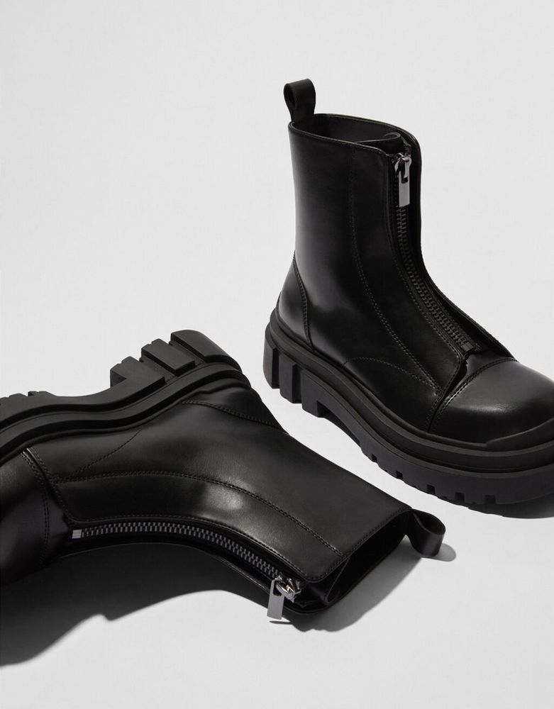 Bottines zippées dessus homme