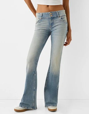 Jeans bootcut low waist