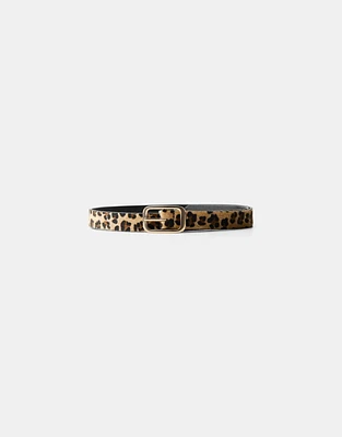 Cinto fivela animal print