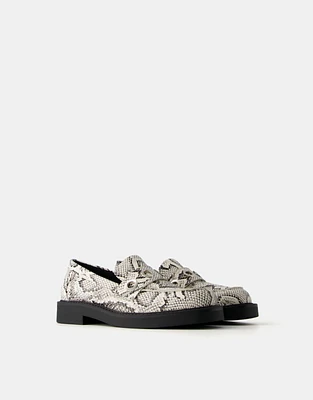 Mocassins rasos animal print